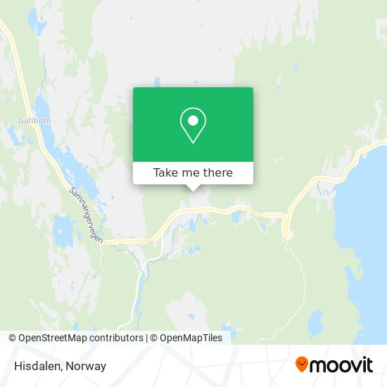 Hisdalen map