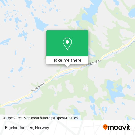 Eigelandsdalen map