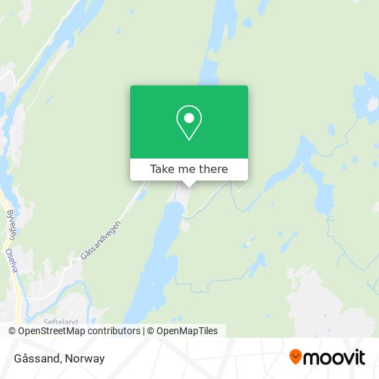 Gåssand map