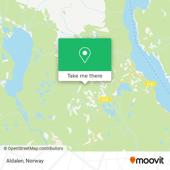 Aldalen map