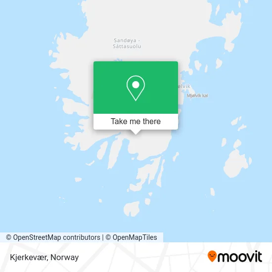 Kjerkevær map