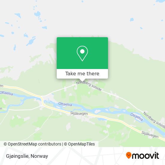 Gjøingslie map