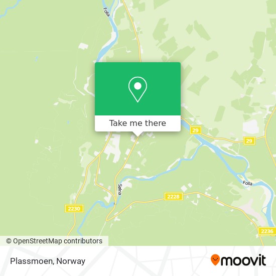 Plassmoen map