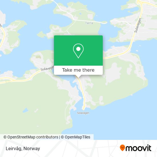 Leirvåg map