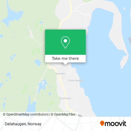 Dølahaugen map