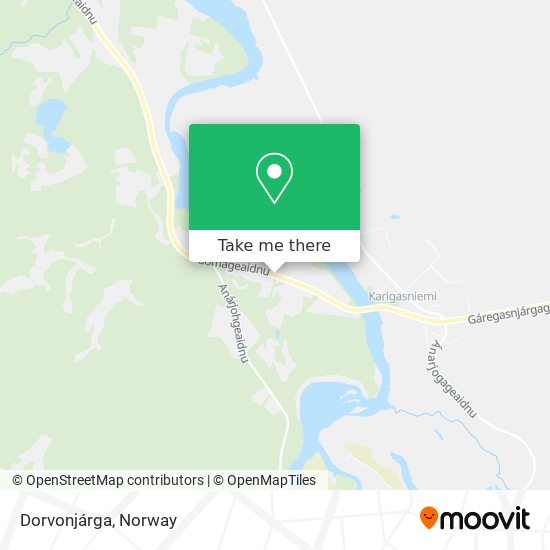 Dorvonjárga map