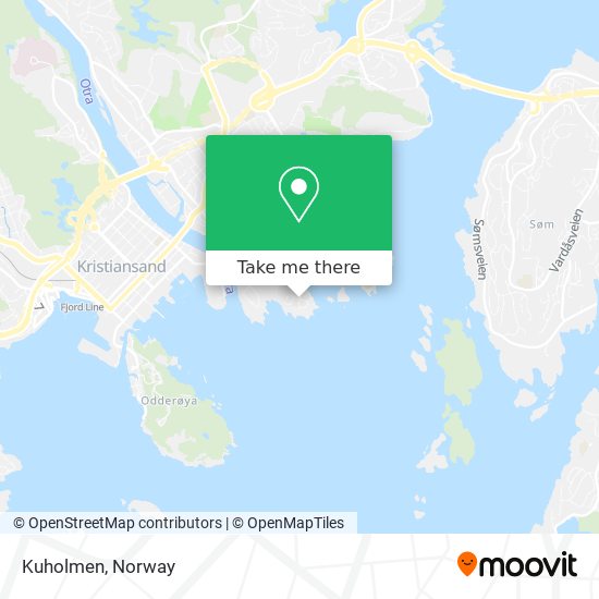 Kuholmen map