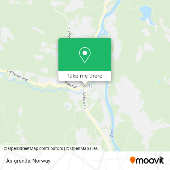 Ås-grenda map