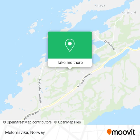 Melemsvika map