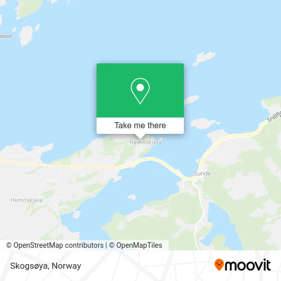Skogsøya map