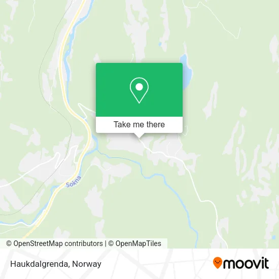Haukdalgrenda map