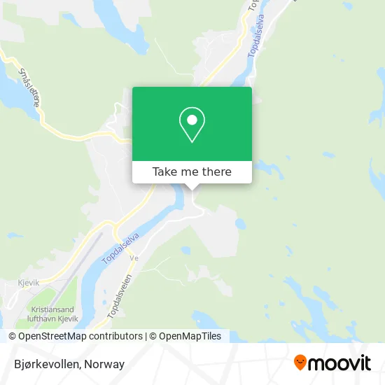 Bjørkevollen map