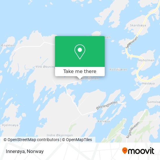 Innerøya map
