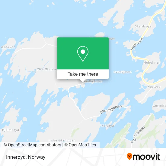 Innerøya map