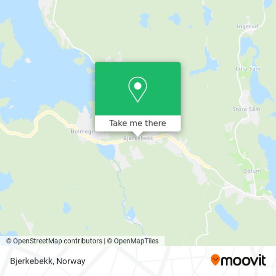 Bjerkebekk map