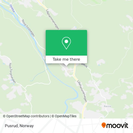 Pusrud map