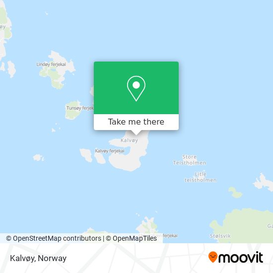 Kalvøy map