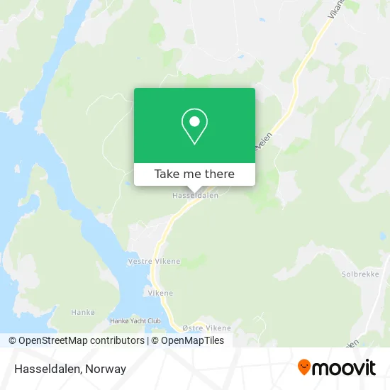 Hasseldalen map