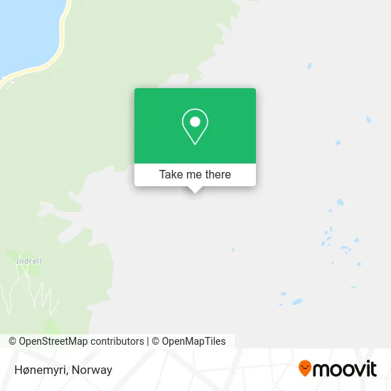 Hønemyri map