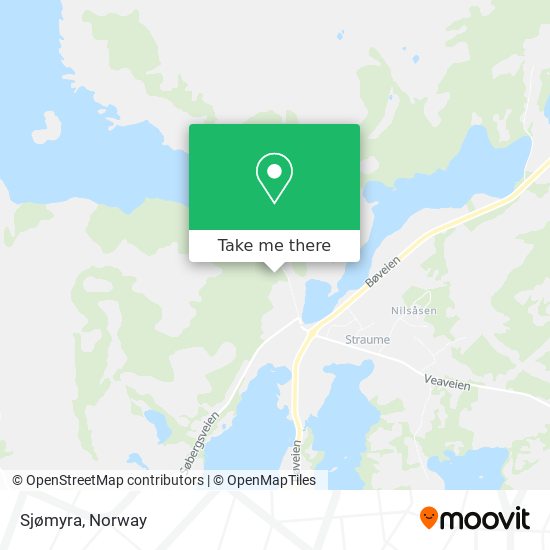 Sjømyra map