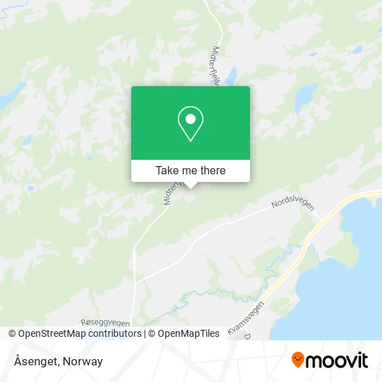 Åsenget map