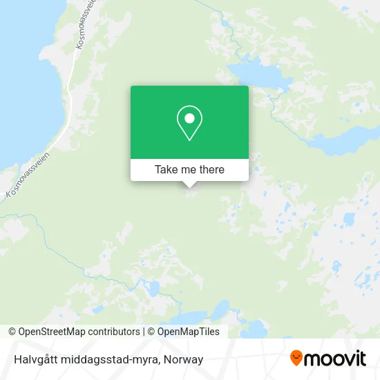 Halvgått middagsstad-myra map