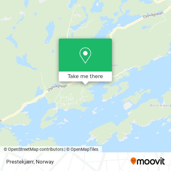 Prestekjærr map