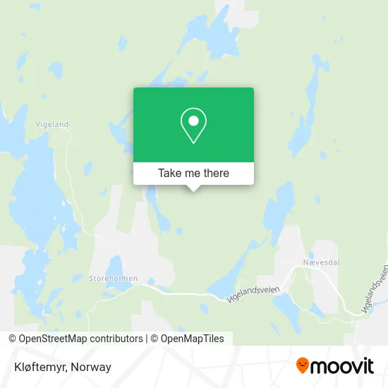 Kløftemyr map