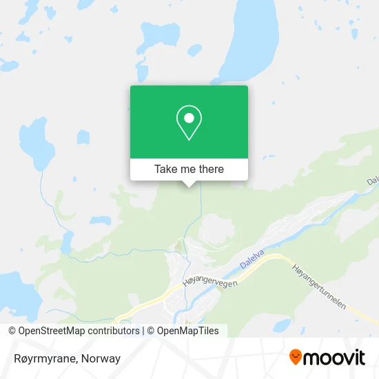 Røyrmyrane map