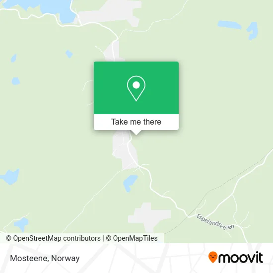 Mosteene map