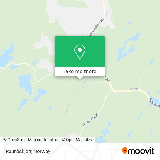 Raunåskjerr map