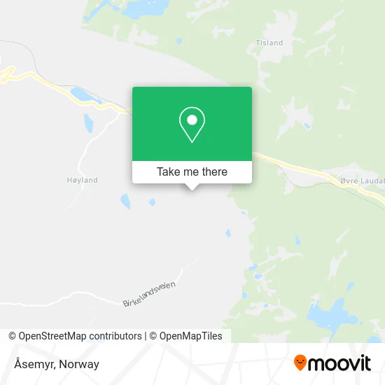Åsemyr map