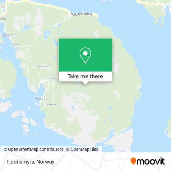 Tjødnemyra map