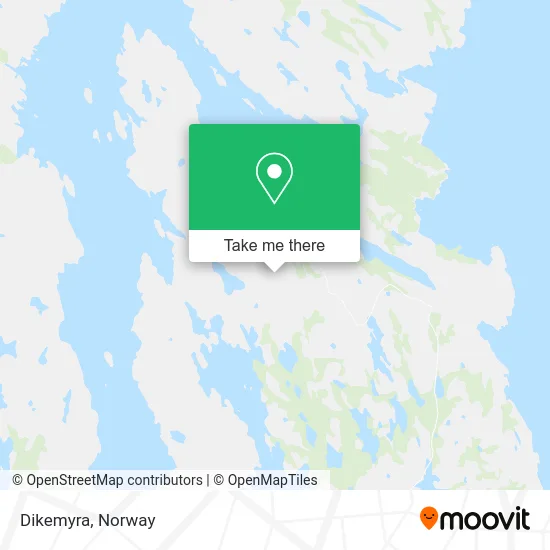 Dikemyra map