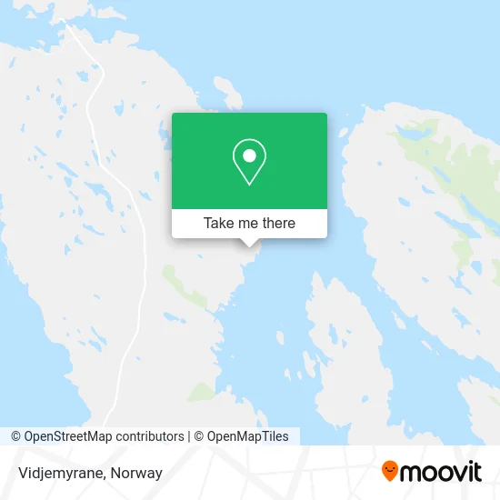 Vidjemyrane map