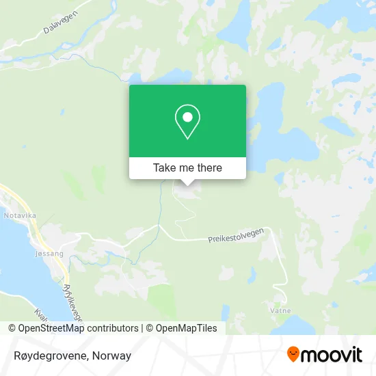 Røydegrovene map