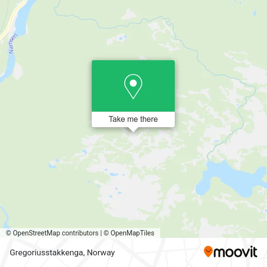 Gregoriusstakkenga map