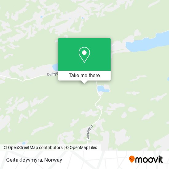 Geitakløyvmyra map