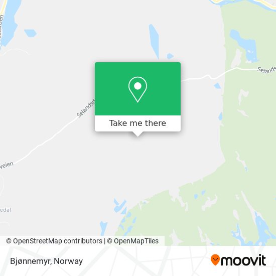 Bjønnemyr map