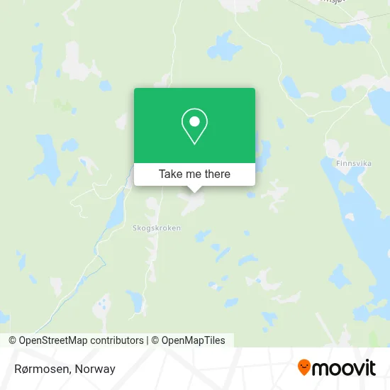 Rørmosen map