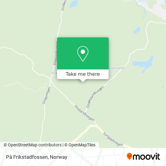 På Frikstadfossen map