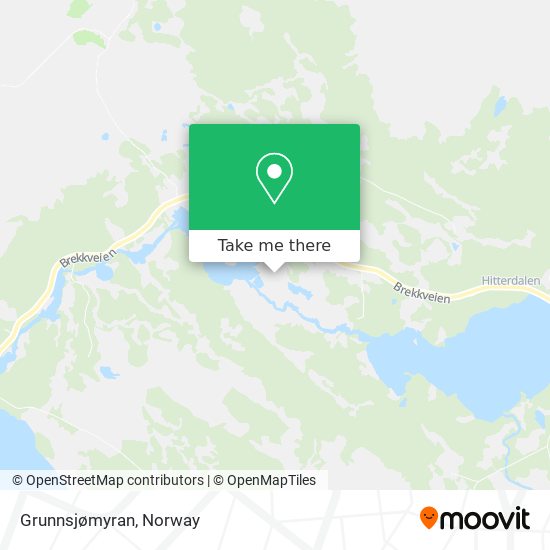 Grunnsjømyran map