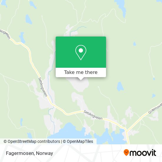 Fagermosen map