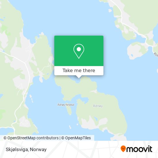 Skjølsviga map