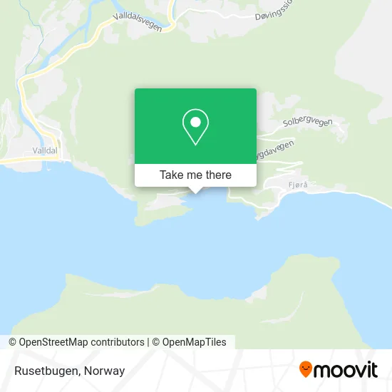 Rusetbugen map