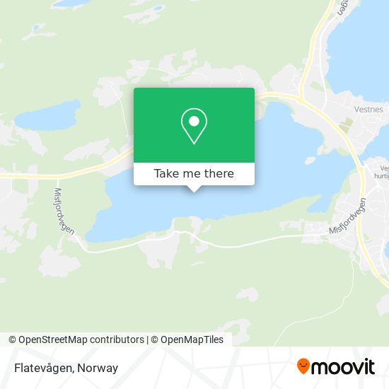 Flatevågen map