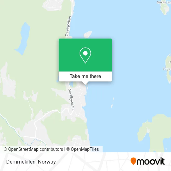 Demmekilen map