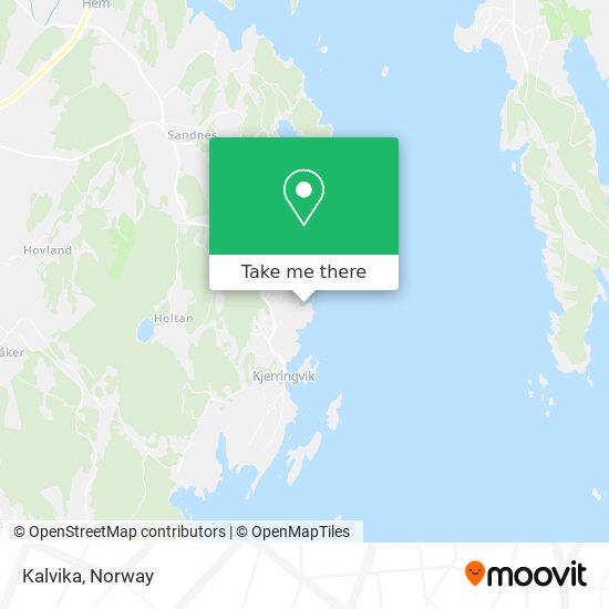 Kalvika map