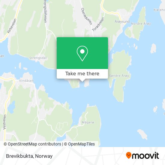 Brevikbukta map