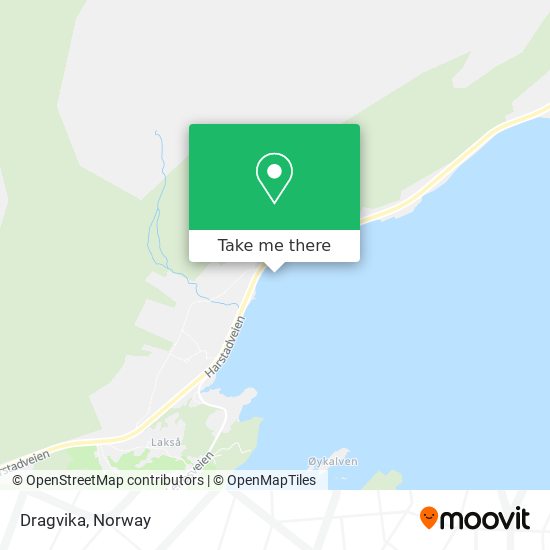 Dragvika map